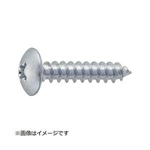 トラスコ中山 トラス頭タッピングねじ 三価白 M6X35 17本入 B7420635