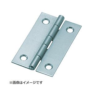 トラスコ中山 スチール製薄口普通蝶番 三価クロムメッキ仕上げ 全長38．0mm 55038UNCR