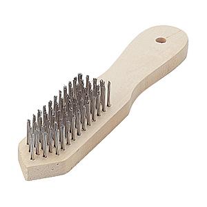 トラスコ中山 剣先型5行ブラシ ステンレス線 TB5033