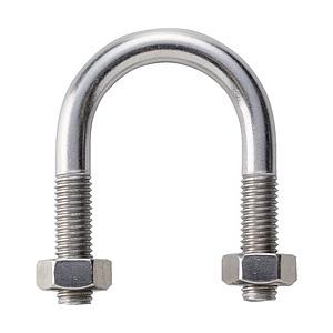 トラスコ中山 ＴＲＵＳＣＯ　ＳＧＰ用Ｕボルト　ＳＵＳ３０４　呼び径２５Ａ　ねじ径Ｍ１０   TSGP...