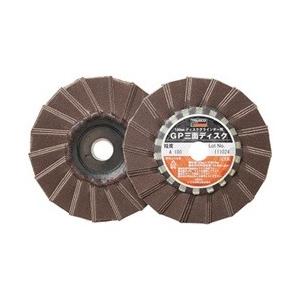 トラスコ中山 GP三面ディスク アランダム Φ100 5枚入 400＃ GP1003F