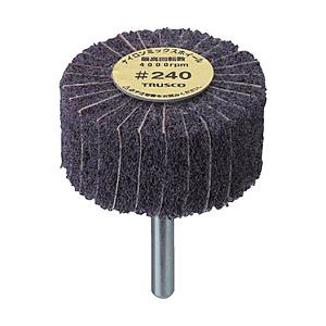 トラスコ中山 ナイロンミックスホイール 外径50X厚25X軸6 5個入 240♯ FM5025