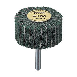 トラスコ中山 ナイロンミックスホイール 外径80X厚25X軸6 5個入 180♯ FM8025