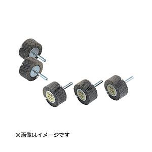 トラスコ中山 ミラクルフラップホイール 外径50X厚25X軸6 5個入 80♯ MR5025