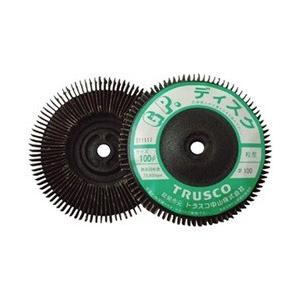 トラスコ中山 GPディスクホイール ねじ込式垂直植え Φ100 5枚入 80＃ GP100AAL