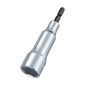 トラスコ中山 電動ドライバーソケット 強力タイプ 8mm TEF8H