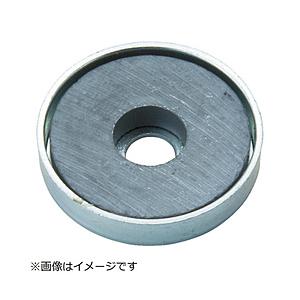 トラスコ中山 キャップ付フェライト磁石 外径25．5mmX厚み5mm10個入り TFC25RA10P