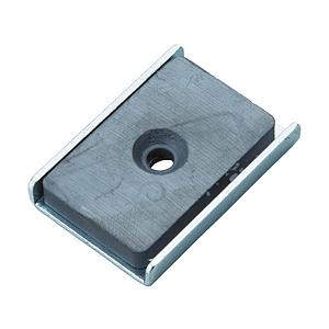 トラスコ中山 キャップ付フェライト磁石43mmX30．2mmX7mm 10個入 TFC43KA10P