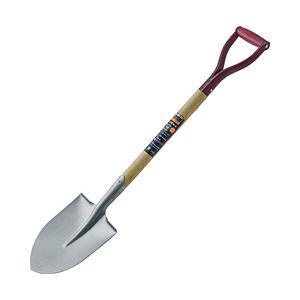 トラスコ中山 木柄ミニショベル 丸形 全長815mm MS815R