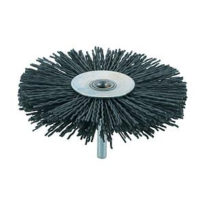 トラスコ中山 軸付ホイールブラシ φ100X軸6 グリッド線 線径1．0 TB6255