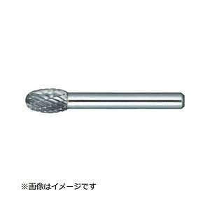 トラスコ中山 超硬バー タマゴ型 Φ6X刃長9．5X軸6 アルミカット TA6C060