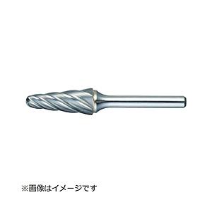 トラスコ中山 超硬バー テーパー（先丸） Φ16X刃長30X軸6 アルミカット TA7C160