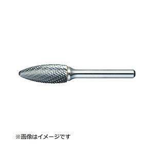 トラスコ中山 超硬バー 楕円型 Φ16X刃長37X軸6 ダブルカット TB51C160