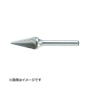 トラスコ中山 超硬バー テーパー型 Φ16X刃長25X軸6 シングルカット TB5C160S