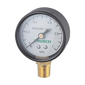 トラスコ中山 圧力計 表示板径Φ50 立型口径R1／4表示 TPG50A
