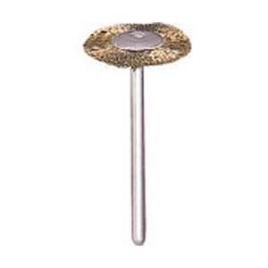 トラスコ中山 203H-3 TRUSCO 平型ブラシ 真鍮 線0.1X外径Φ20X軸Φ3