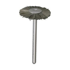 トラスコ中山 平型ブラシ アラミド繊維 線0．2X外径Φ23X軸Φ3 233H10