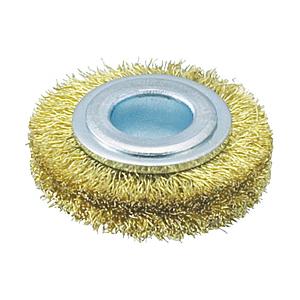 トラスコ中山 ホイルブラシ 32X10mm穴 真鍮線 線径0．15 TB6304