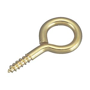 トラスコ中山 真鍮ヒートン＃8 16本入 THTB8