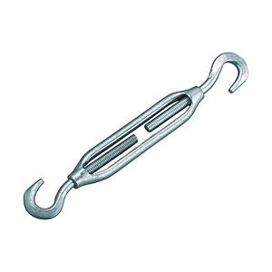 トラスコ中山 枠式ターンバックル フック＆フックタイプ ねじ径5／16 TTB04