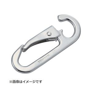トラスコ中山 スナップフック ステンレス製 D型 線径Φ8X開口10mm TSF8D