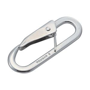 トラスコ中山 スナップフック ステンレス製 C型 線径Φ7X開口11mm TSF6C