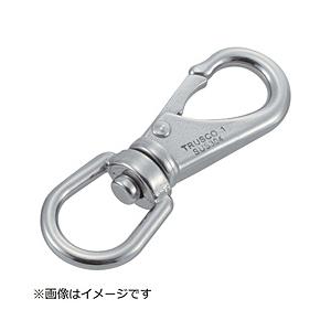 トラスコ中山 スイベルスナップ ステンレス製 線径Φ5X開口12mm TSS2