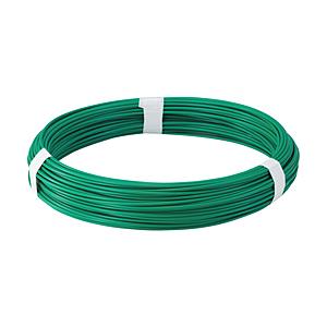 トラスコ中山 カラー針金 ビニール被覆タイプ グリーン 線径2．6mm TCW26GN