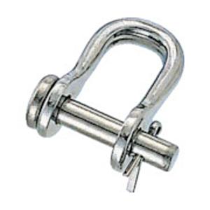 トラスコ中山 ワリピン式半丸シャックル　ステンレス製　6mm　THS6W