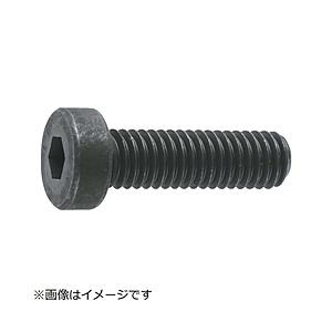 トラスコ中山 低頭六角穴付ボルト 黒染め全ネジ サイズM3X10 25本入 B0810310