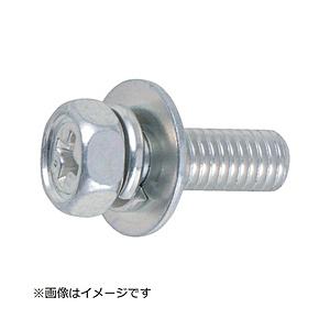 トラスコ中山 組込ボルト アブセットP−3 三価白 サイズM8X40 7本入 B7680840