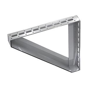 トラスコ中山 配管支持用対面兼用三角ブラケット ステンレス 300X300 TKL4SB300S