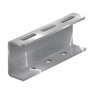 トラスコ中山 配管支持用チャンネルブラケット 75型 ステンレス L200 TKC7WB020S