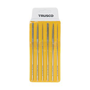 トラスコ中山 ダイヤモンドミニヤスリ 平・半丸・丸 6本組セット TMIS1