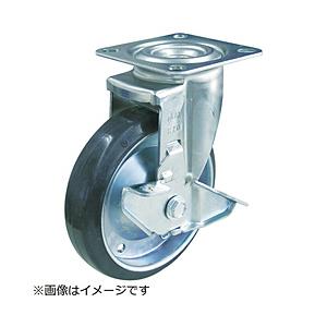 トラスコ中山 TYSB-100 TRUSCO TYSシリーズ 自在 SP付 ゴム車100mm