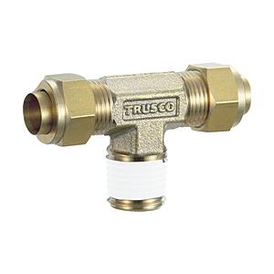 トラスコ中山 クイックシール継手 チーズ φ8 呼びR1／4 TSA802T