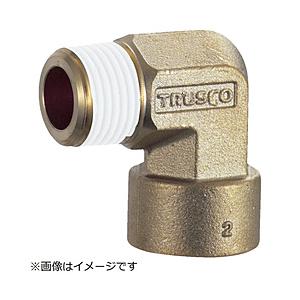トラスコ中山 ねじ込み継手 エルボ R3／8−RC3／8 TN13L