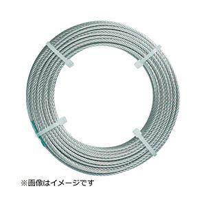 トラスコ中山 CWC-1S50 TRUSCO ステンレスワイヤロープ ナイロン被覆 Φ1.0(1.5...