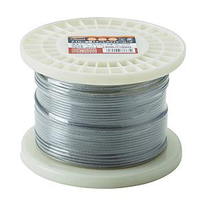 トラスコ中山 CWC-2S100 TRUSCO ステンレスワイヤロープ ナイロン被覆 Φ2.0(2....