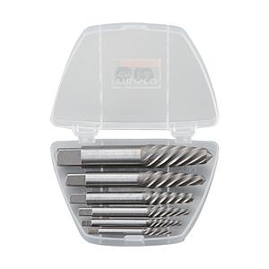 トラスコ中山 エキストラクターセット ラセン型 6本組 プラケース入 EXS1816