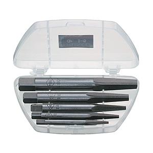 トラスコ中山 エキストラクターセット 角型 5本組 プラケース入 EXS1815K