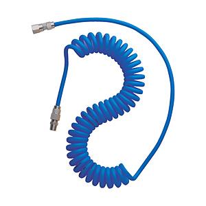 トラスコ中山 ウレタンコイルホース 2．0m ブルー TUNA3