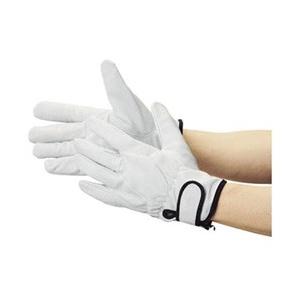 トラスコ中山 マジック式革手袋 裏地付タイプ Lサイズ TYK717L