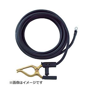 トラスコ中山 TRUSCO キャブタイヤケーブル アースクリップ丸端子付 5M TCT-2205KE