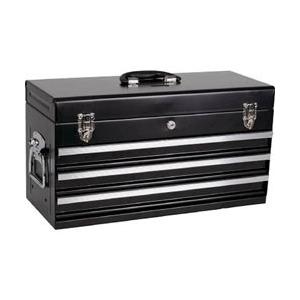 トラスコ中山 TRUSCO ツールチェスト（3段式）艶消しブラック T−533BK