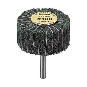 トラスコ中山 ＴＲＵＳＣＯ ナイロンミックスホイール外径φ３０×厚み２５×軸６ ＃１８０ ＦＭ３０２...