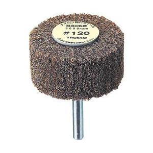 トラスコ中山 TRUSCO ナイロン軸付ホイル外径φ40×厚み25×軸6 180＃ UFN−425−...