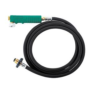トラスコ中山 プロパンバーナー用ホース 3M バルブ付 TBH3MB