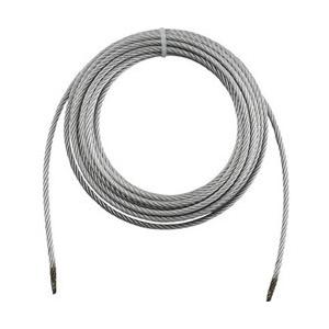 トラスコ中山 TRUSCO 手動ウインチ用ワイヤーΦ8×10M用(切りっ放し) WW8-10