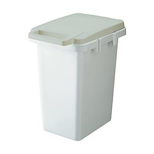 トラスコ中山 ＴＲＵＳＣＯ　連結ワンハンドペール　３３Ｌ　ベージュ